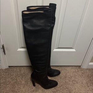 SW EDIE Black Leather Boots Sz 10, Retail $950